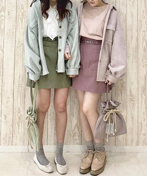 archives(アルシーヴ)の「【pink beigeはweb限定カラー】巾着メッセージトートbag(トートバッグ・レディース・アイボリー/ベージュ/グリーン/ピンクベージュ・MEDIUM)」の22枚目の写真