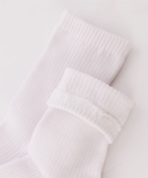 Catherine Cottage（キャサリンコテージ）の「日本製プレーンソックス（ソックス/靴下・キッズ・ネイビー/ホワイト・S/M/L）」の4枚目の写真