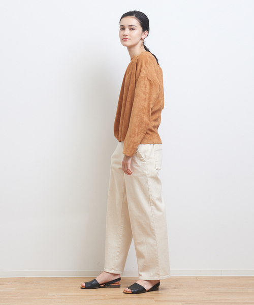 collex(コレックス)の「【前後2WAY】ウォッシャブル スエードボウタイプルオーバー(シャツ/ブラウス・レディース・ライトグレー/ブラウン・フリー)」の16枚目の写真