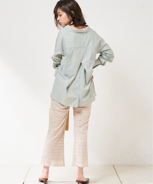 natural couture（ナチュラルクチュール）の「クロシェ風レースパンツ（その他パンツ・レディース・ブラック/キャメル/ライトベージュ・FREE）」の12枚目の写真