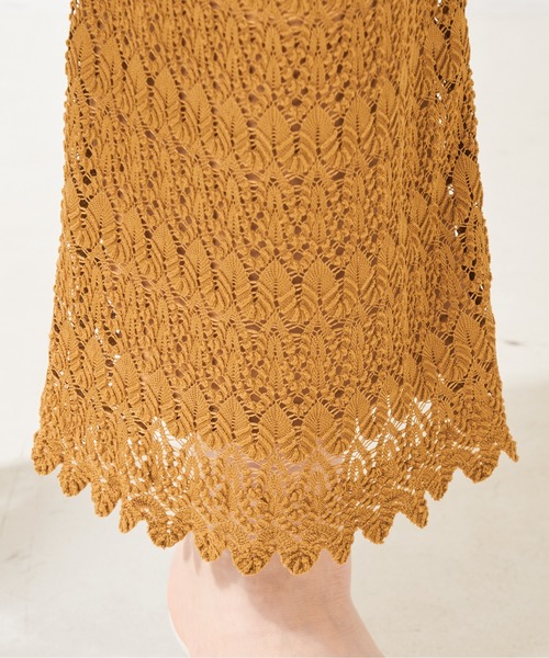 natural couture（ナチュラルクチュール）の「クロシェ風レースパンツ（その他パンツ・レディース・ブラック/キャメル/ライトベージュ・FREE）」の16枚目の写真