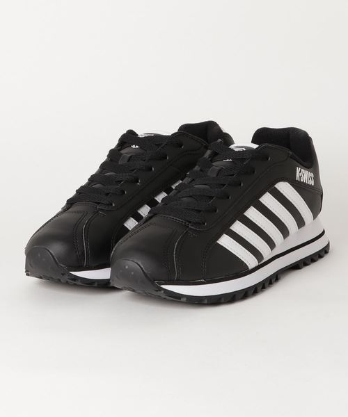 k swiss black and white