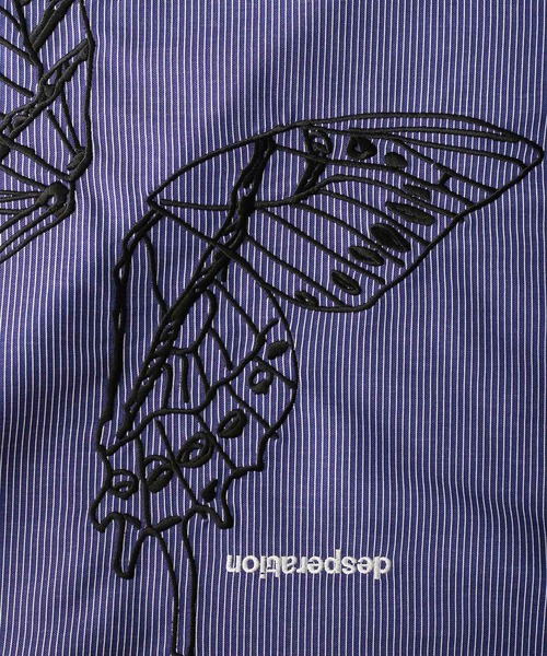 SHAREEF(シャリーフ)の「STRIPE JQ S/S BIG T(Tシャツ/カットソー・メンズ・ネイビー/レッド/ブラック・2/1/3)」の6枚目の写真