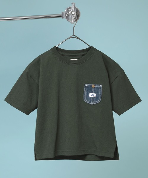 Lee（リー）の「【WEB限定】Lee/ リー 別注KIDS ポケットTシャツ（T  