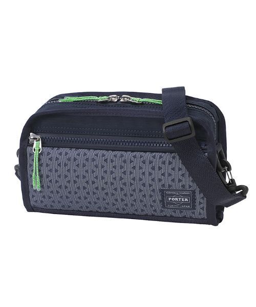 PORTER(ポーター)の「ヘキサリア ショルダーバッグ(S)(ショルダーバッグ・メンズ・ブラック/ネイビー/フューシャピンク・FREE)」の1枚目の写真