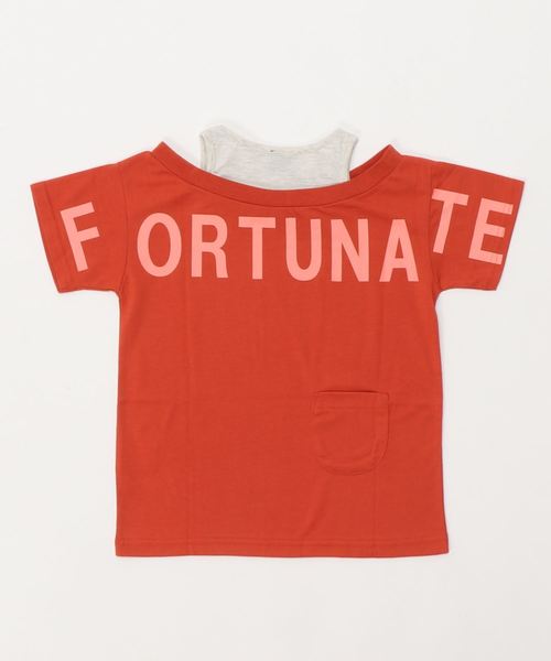 AIMABLE(エマーブル)の「肩見せレイヤード風ワンピース(ワンピース・キッズ・ブラウン/ブラック・100cm/130cm/120cm/110cm)」の3枚目の写真