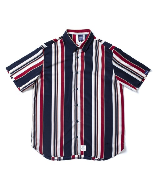 APPLEBUM(アップルバム)の「Stripe S/S Shirt(シャツ/ブラウス・メンズ・ネイビー・MEDIUM/LARGE/X-LARGE)」の7枚目の写真