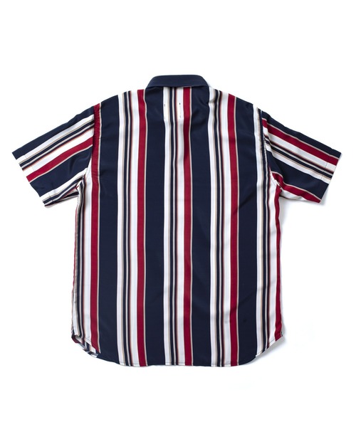 APPLEBUM(アップルバム)の「Stripe S/S Shirt(シャツ/ブラウス・メンズ・ネイビー・MEDIUM/LARGE/X-LARGE)」の4枚目の写真