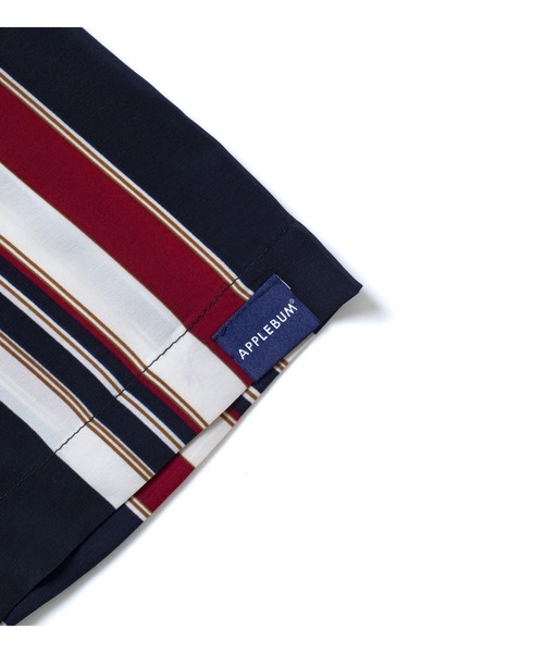APPLEBUM(アップルバム)の「Stripe S/S Shirt(シャツ/ブラウス・メンズ・ネイビー・MEDIUM/LARGE/X-LARGE)」の3枚目の写真