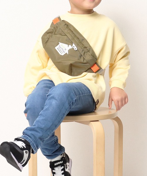 FREDRIK PACKERS（フレドリックパッカーズ）の「∴【 FREDRIK PACKERS / フレドリックパッカーズ 】KIDS FUNNY PACK‥（ボディバッグ/ウエストポーチ・キッズ・レッド/パープル/オリーブ/ブルー/ピンク/イエロー・FREE）」の2枚目の写真