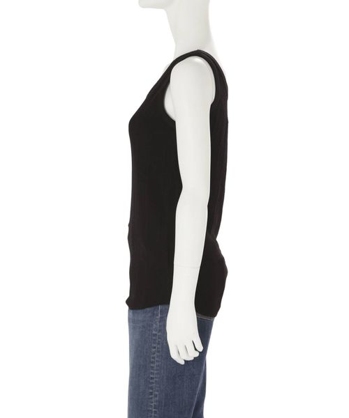 Ungrid（アングリッド）の「ランダムテレコタンクトップ（タンクトップ・レディース・アイボリー/オレンジ/カーキ/ブラック・FREE）」の12枚目の写真