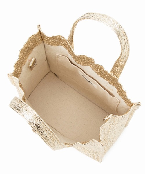 Casselini(キャセリーニ)の「【直営店限定】Casselini(キャセリーニ)シャイントートmini(トートバッグ・レディース・シャンパン/ブロンズ/その他1・FREE)」の7枚目の写真