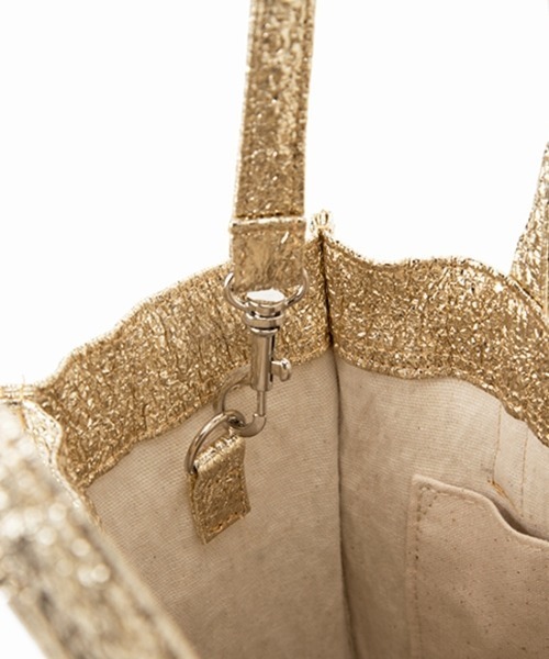 Casselini(キャセリーニ)の「【直営店限定】Casselini(キャセリーニ)シャイントートmini(トートバッグ・レディース・シャンパン/ブロンズ/その他1・FREE)」の5枚目の写真
