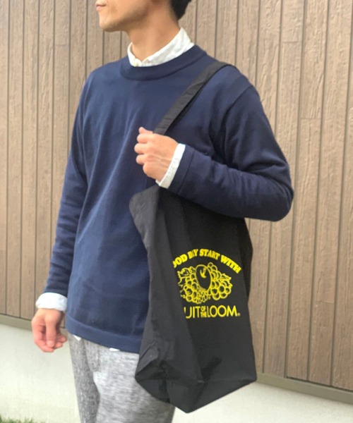 FRUIT OF THE LOOM（フルーツオブザルーム）の「【FRUIT OF THE LOOM】MONO COLOR TOTE BAG/トートバッグ Mサイズ（トートバッグ・レディース・グリーン/イエロー/レッド/ブルー・FREE）」の12枚目の写真