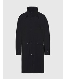 DIESEL | メンズ ジャケット バーコードプリント ロング コート(トレンチコート)