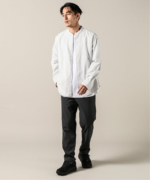 JOURNAL STANDARD(ジャーナルスタンダード)の「NEL PATTERN バンドカラーシャツ(シャツ/ブラウス・メンズ・ホワイト/ベージュ/ネイビー/ナチュラル/コバルトブルー/クリアブルー・SMALL/MEDIUM/LARGE/X-LARGE)」の17枚目の写真