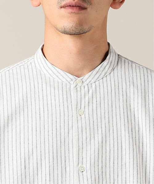 JOURNAL STANDARD(ジャーナルスタンダード)の「NEL PATTERN バンドカラーシャツ(シャツ/ブラウス・メンズ・ホワイト/ベージュ/ネイビー/ナチュラル/コバルトブルー/クリアブルー・SMALL/MEDIUM/LARGE/X-LARGE)」の22枚目の写真