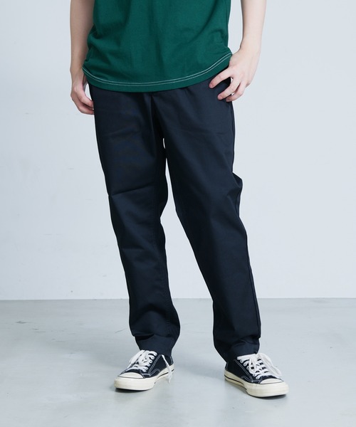 Dickies(ディッキーズ)の「【DICKIES/ディッキーズ】ツイルイージーパンツ 0410-7711 ビッグシルエット ジョガーパンツ テーパードシルエット ウエストゴム仕様 タック入り(その他パンツ・メンズ・チャコールグレー/ブラック/ベージュ/カーキ/グリーン/スミクロ/オリーブ/グレー/ダークベージュ・MEDIUM/LARGE/X-LARGE)」の3枚目の写真