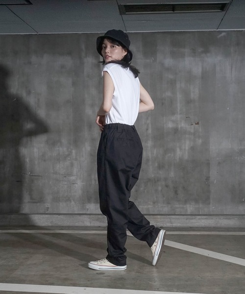 Dickies(ディッキーズ)の「【DICKIES/ディッキーズ】ツイルイージーパンツ 0410-7711 ビッグシルエット ジョガーパンツ テーパードシルエット ウエストゴム仕様 タック入り(その他パンツ・メンズ・チャコールグレー/ブラック/ベージュ/カーキ/グリーン/スミクロ/オリーブ/グレー/ダークベージュ・MEDIUM/LARGE/X-LARGE)」の22枚目の写真