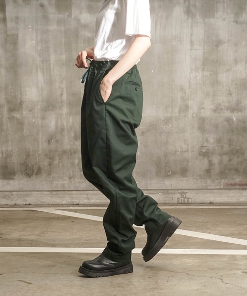 Dickies(ディッキーズ)の「【DICKIES/ディッキーズ】ツイルイージーパンツ 0410-7711 ビッグシルエット ジョガーパンツ テーパードシルエット ウエストゴム仕様 タック入り(その他パンツ・メンズ・チャコールグレー/ブラック/ベージュ/カーキ/グリーン/スミクロ/オリーブ/グレー/ダークベージュ・MEDIUM/LARGE/X-LARGE)」の14枚目の写真
