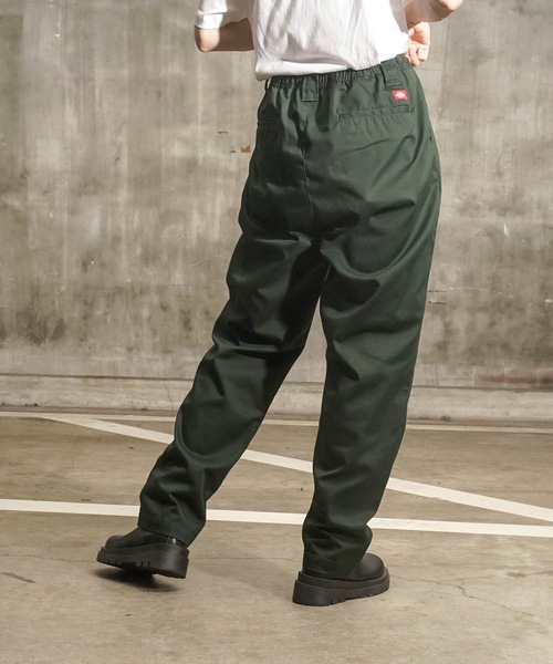 Dickies(ディッキーズ)の「【DICKIES/ディッキーズ】ツイルイージーパンツ 0410-7711 ビッグシルエット ジョガーパンツ テーパードシルエット ウエストゴム仕様 タック入り(その他パンツ・メンズ・チャコールグレー/ブラック/ベージュ/カーキ/グリーン/スミクロ/オリーブ/グレー/ダークベージュ・MEDIUM/LARGE/X-LARGE)」の15枚目の写真