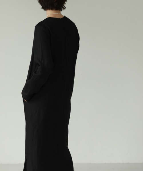 TODAYFUL（トゥデイフル）の「Vネックリネンドレス（Vneck Linen Dress  