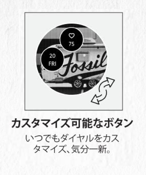 FOSSIL（フォッシル）の「MONROE HYBRID HR SMARTWATCH FTW7039