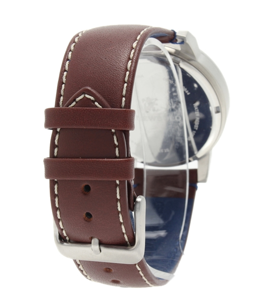 R.NEWBOLD（アールニューボールド）の「CHRONOGRAPH WRIST WATCH/LEATHER BAND/805800（アナログ腕時計・メンズ・オフホワイト/ブラック/ネイビー・FREE）」の6枚目の写真