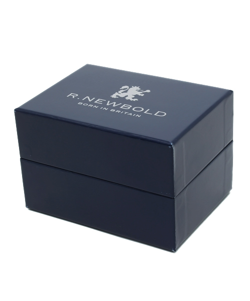 R.NEWBOLD（アールニューボールド）の「CHRONOGRAPH WRIST WATCH/LEATHER BAND/805800（アナログ腕時計・メンズ・オフホワイト/ブラック/ネイビー・FREE）」の9枚目の写真