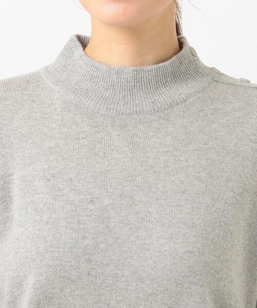 J.PRESS（ジェイプレス）の「【WEB限定色あり】【洗える】ラメニット ハイネック（ニット/セーター・レディース・ライトグレー系/ダークブラウン系/ベージュ系/サックスブルー系・T15/T13）」の18枚目の写真