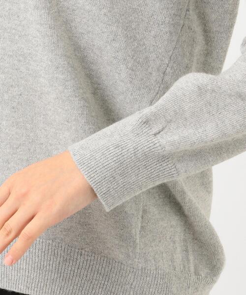 J.PRESS（ジェイプレス）の「【WEB限定色あり】【洗える】ラメニット ハイネック（ニット/セーター・レディース・ライトグレー系/ダークブラウン系/ベージュ系/サックスブルー系・T15/T13）」の19枚目の写真