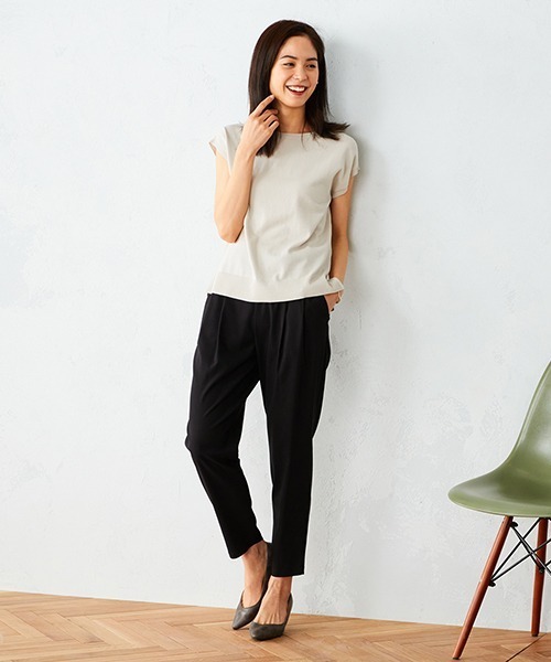 COMME CA MODELS(コムサモデルズ)の「テーパードパンツ(その他パンツ・レディース・ブラック/ネイビー/グレー・SMALL/MEDIUM/LARGE/X-LARGE/X-SMALL)」の8枚目の写真