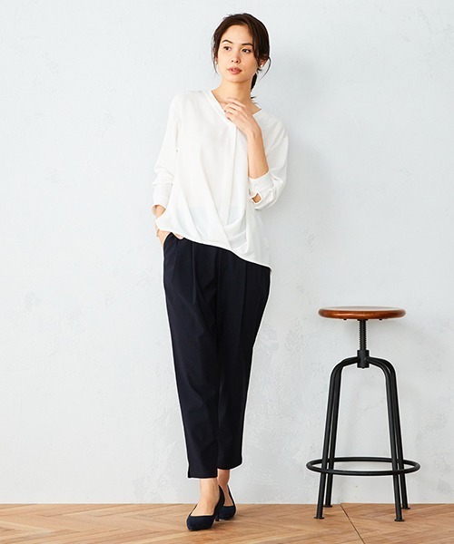 COMME CA MODELS(コムサモデルズ)の「テーパードパンツ(その他パンツ・レディース・ブラック/ネイビー/グレー・SMALL/MEDIUM/LARGE/X-LARGE/X-SMALL)」の5枚目の写真