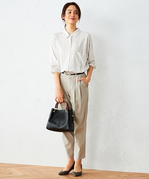 COMME CA MODELS(コムサモデルズ)の「テーパードパンツ(その他パンツ・レディース・ブラック/ネイビー/グレー・SMALL/MEDIUM/LARGE/X-LARGE/X-SMALL)」の10枚目の写真