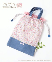 panpantutu（パンパンチュチュ）の「シューズバッグ《ハローキティ/マイメロディ》（エコバッグ/サブバッグ・キッズ）」
