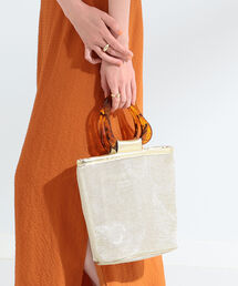 Ray BEAMS | キャセ アクリルチュールBgSP(ハンドバッグ)