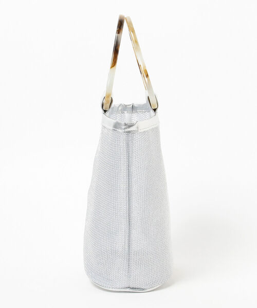 Ray BEAMS（レイビームス）の「Casselini × Ray BEAMS / 別注 アクリル チュール バッグ（ハンドバッグ・レディース・ゴールド/シルバー・ONE SIZE）」の7枚目の写真