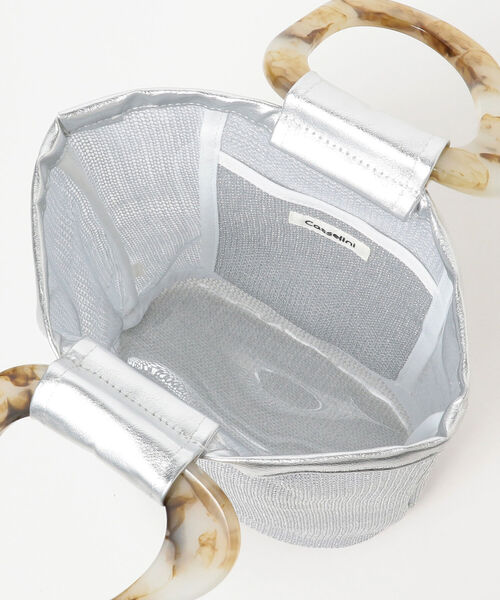 Ray BEAMS（レイビームス）の「Casselini × Ray BEAMS / 別注 アクリル チュール バッグ（ハンドバッグ・レディース・ゴールド/シルバー・ONE SIZE）」の12枚目の写真