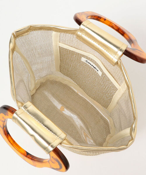 Ray BEAMS（レイビームス）の「Casselini × Ray BEAMS / 別注 アクリル チュール バッグ（ハンドバッグ・レディース・ゴールド/シルバー・ONE SIZE）」の15枚目の写真