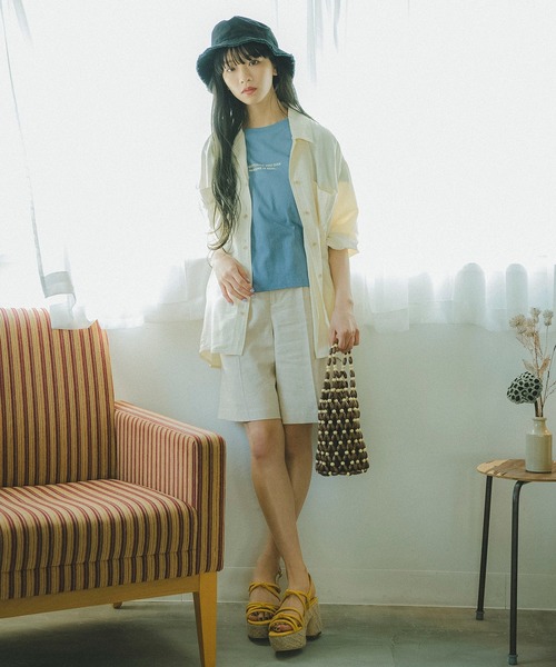 FREE'S MART（フリーズマート）の「フリンジバケットハット（ハット・レディース・ホワイト/ブラック/ベージュ・ﾌﾘ-）」の6枚目の写真