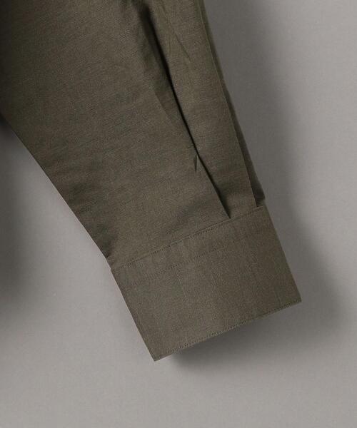 BEAUTY&YOUTH UNITED ARROWS(ビューティーアンドユースユナイテッドアローズ)の「BY T/R バンドカラー リラックスレギュラー シャツ(シャツ/ブラウス・メンズ・オフホワイト/オリーブ・SMALL/MEDIUM/LARGE/X-LARGE)」の13枚目の写真