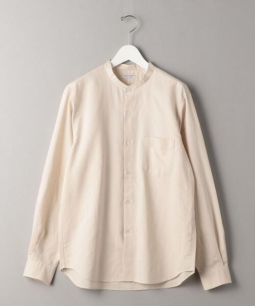 BEAUTY&YOUTH UNITED ARROWS(ビューティーアンドユースユナイテッドアローズ)の「BY T/R バンドカラー リラックスレギュラー シャツ(シャツ/ブラウス・メンズ・オフホワイト/オリーブ・SMALL/MEDIUM/LARGE/X-LARGE)」の17枚目の写真
