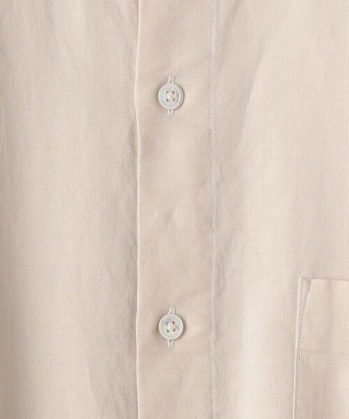 BEAUTY&YOUTH UNITED ARROWS(ビューティーアンドユースユナイテッドアローズ)の「BY T/R バンドカラー リラックスレギュラー シャツ(シャツ/ブラウス・メンズ・オフホワイト/オリーブ・SMALL/MEDIUM/LARGE/X-LARGE)」の18枚目の写真