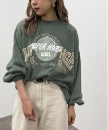 リメイク風プリントスウェット【ZOZOTOWN限定アイテム】
