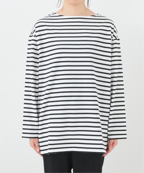 SLOBE IENA（スローブイエナ）の「30/2 天竺サイドスリットプルオーバー【手洗い可能】◆（Tシャツ/カットソー・レディース・ピンク/ブラック/カーキ・FREE）」の10枚目の写真