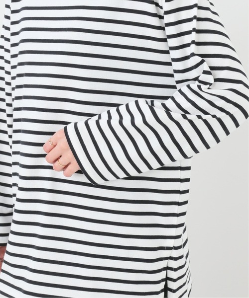 SLOBE IENA（スローブイエナ）の「30/2 天竺サイドスリットプルオーバー【手洗い可能】◆（Tシャツ/カットソー・レディース・ピンク/ブラック/カーキ・FREE）」の16枚目の写真