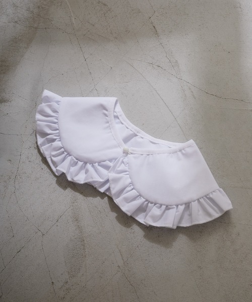 Birthday room(バースデイルーム)の「ビッグフリル付け襟(付け襟・レディース・ホワイト・FREE)」の10枚目の写真