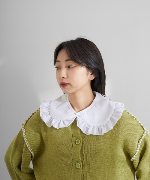 Birthday room(バースデイルーム)の「ビッグフリル付け襟(付け襟・レディース・ホワイト・FREE)」の5枚目の写真