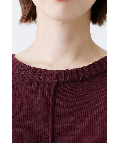 スリットロングニットワンピース（ワンピース）｜ElegChic（エレグシック）