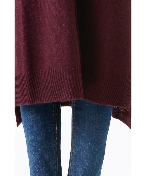 スリットロングニットワンピース（ワンピース）｜ElegChic（エレグシック）